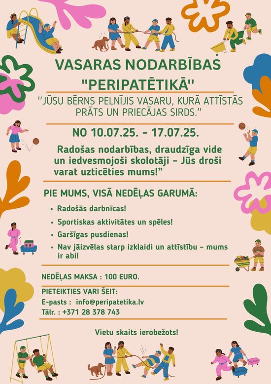 Radošas nodarbības vasarā